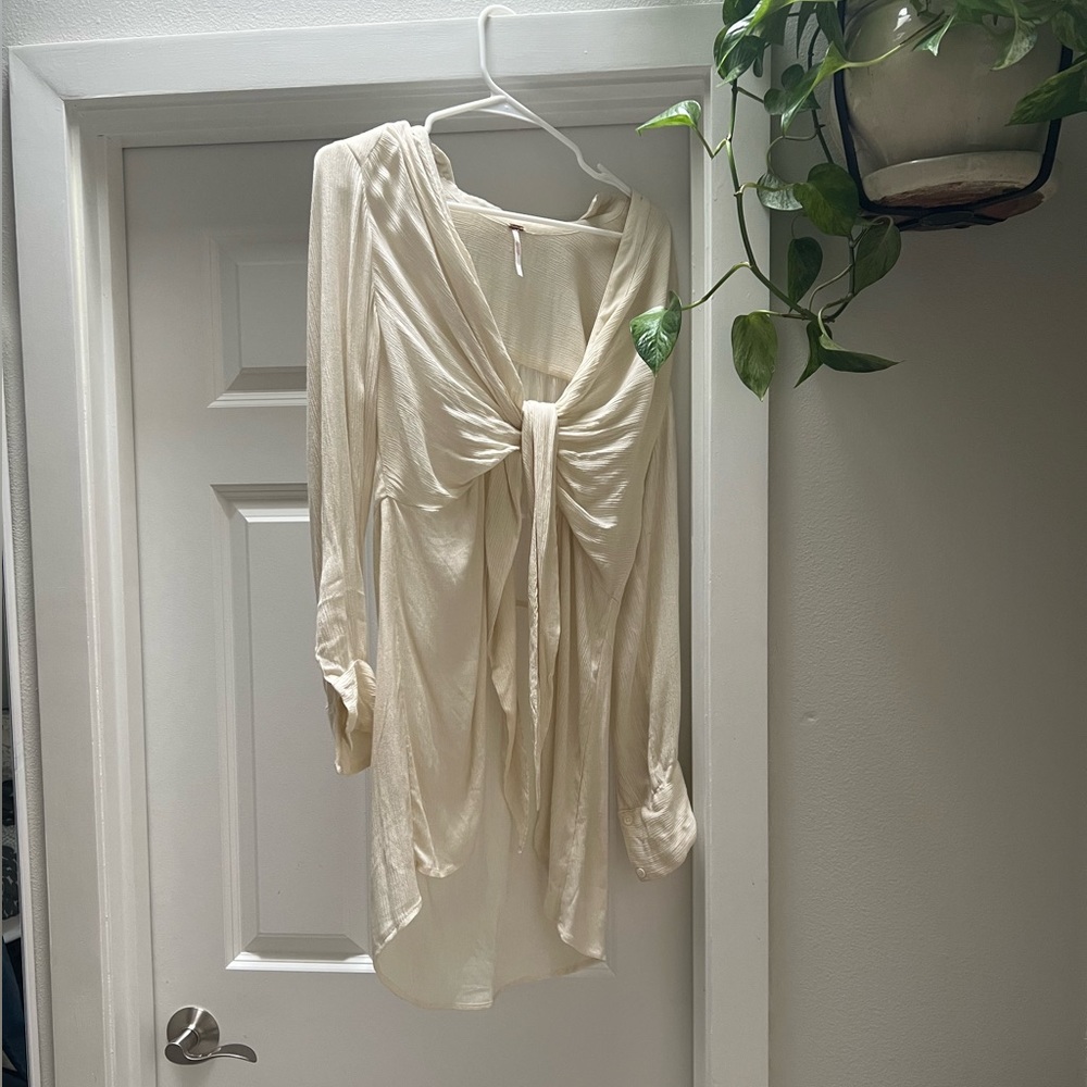 Free people tie front cover up